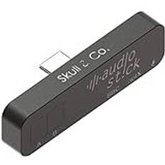 Skull & Co. AudioStick Bluetooth 5.0 Wireless Audio Transmitter Adapter Low Latency for PS5 / PS4 / Nintendo Switch/Lite/Other Devices, Optimised for AirPods/Pro - Black