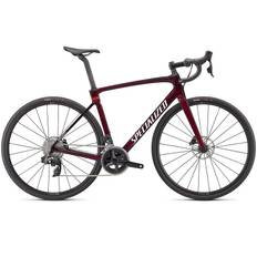 Specialized Roubaix Comp AXS Racercykel - Gloss Red Tint / Metallic White Silver / Din højde: 163-170 cm | Str. 52