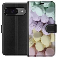 Google Pixel 9 Svart Plånboksfodral Macarons