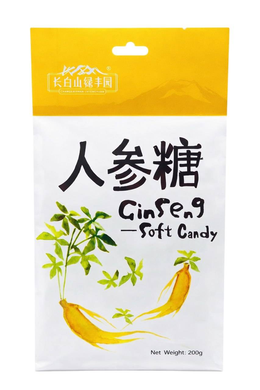 长白山绿丰园 - Changbaishan Lvfengyuan - Ginseng Soft Candy - 200g