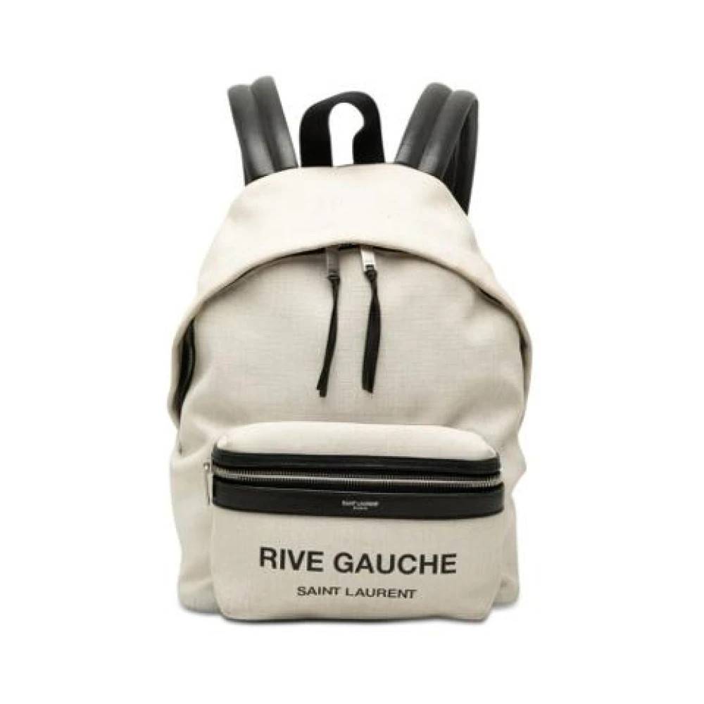 Saint Laurent Vintage - Pre-owned Linne Ryggsäck Vintage - unisex - ONE Size - Linne