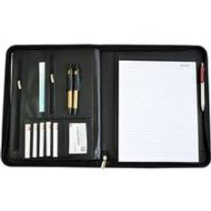 Fars dag dokument organisera filmapp a4 företag portfölj dragkedja fodral padfolio läderficka office manager ipad väska