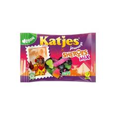 Katjes - Katjes vegansk blanding af frugtvingummi, skum og lakrids - Fremstillet uden animalsk gelatine, ingen kunstig farve