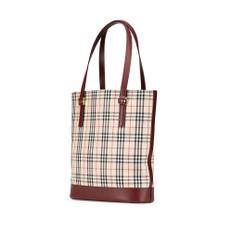 Burberry Vintage Tote Stl. - Totebags Från Magasin - Beige (L 32.50cm x W 28cm x D 12cm)