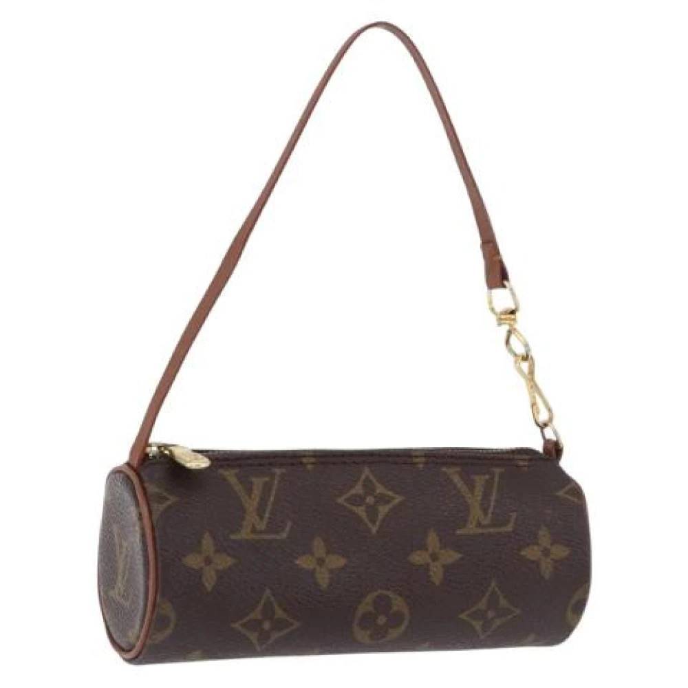 Louis Vuitton Vintage Pre-owned Pouch - Vintage - Dame - Brun - ONE SIZE - Læder