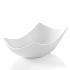 Vanilj dekorativ skål vit porslin 290x136x80mm - Hendi 785577