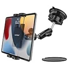 woleyi Hållare för surfplatta med stark sugkopp, hållare för surfplatta vindruta lastbil [justerbar och robust arm] för iPad, Galaxy Tab, Lenovo, telefoner och surfplattor på 4–12,9 tum