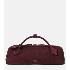 AlaÃ¯a Le Teckel suede clutch