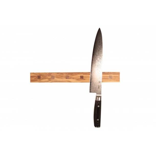 Magnetisk knivholder i oliventræ