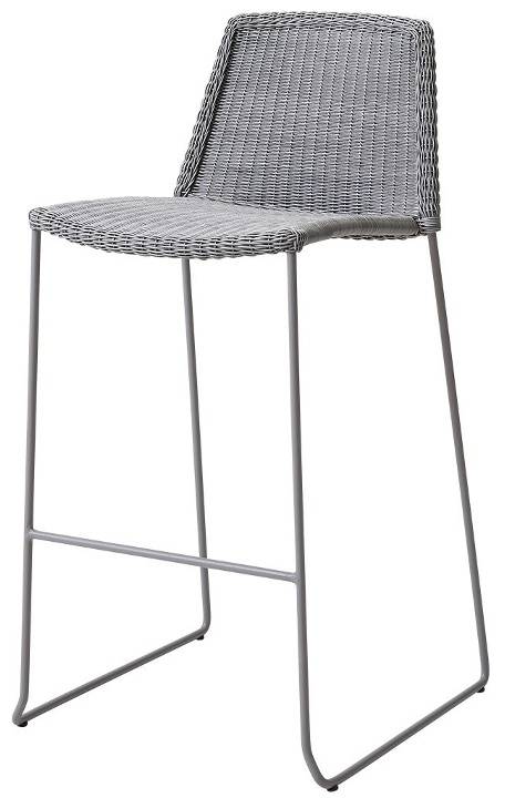 Breeze Weave Light Grey Barstol