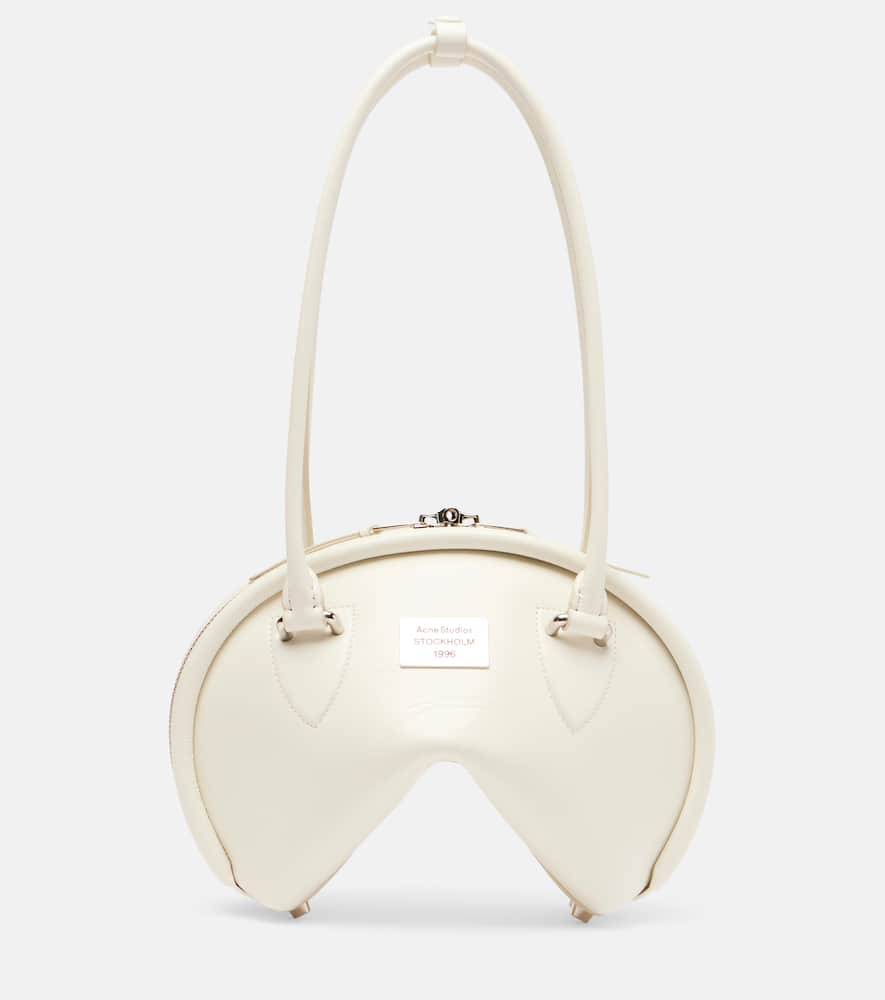 Acne Studios Bolso al hombro Bowlina Small de piel - blanco - Talla Única