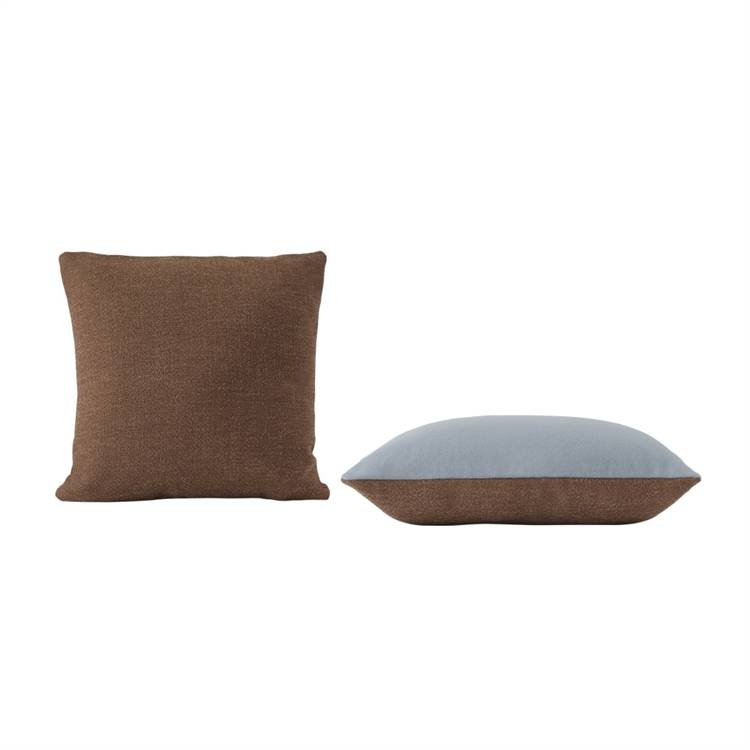 Muuto mingelkudde Copper Brown / Light Blue  45x45 cm