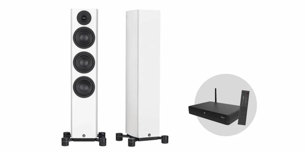 System Audio Legend 40.2 Silverback DS Satin Vit