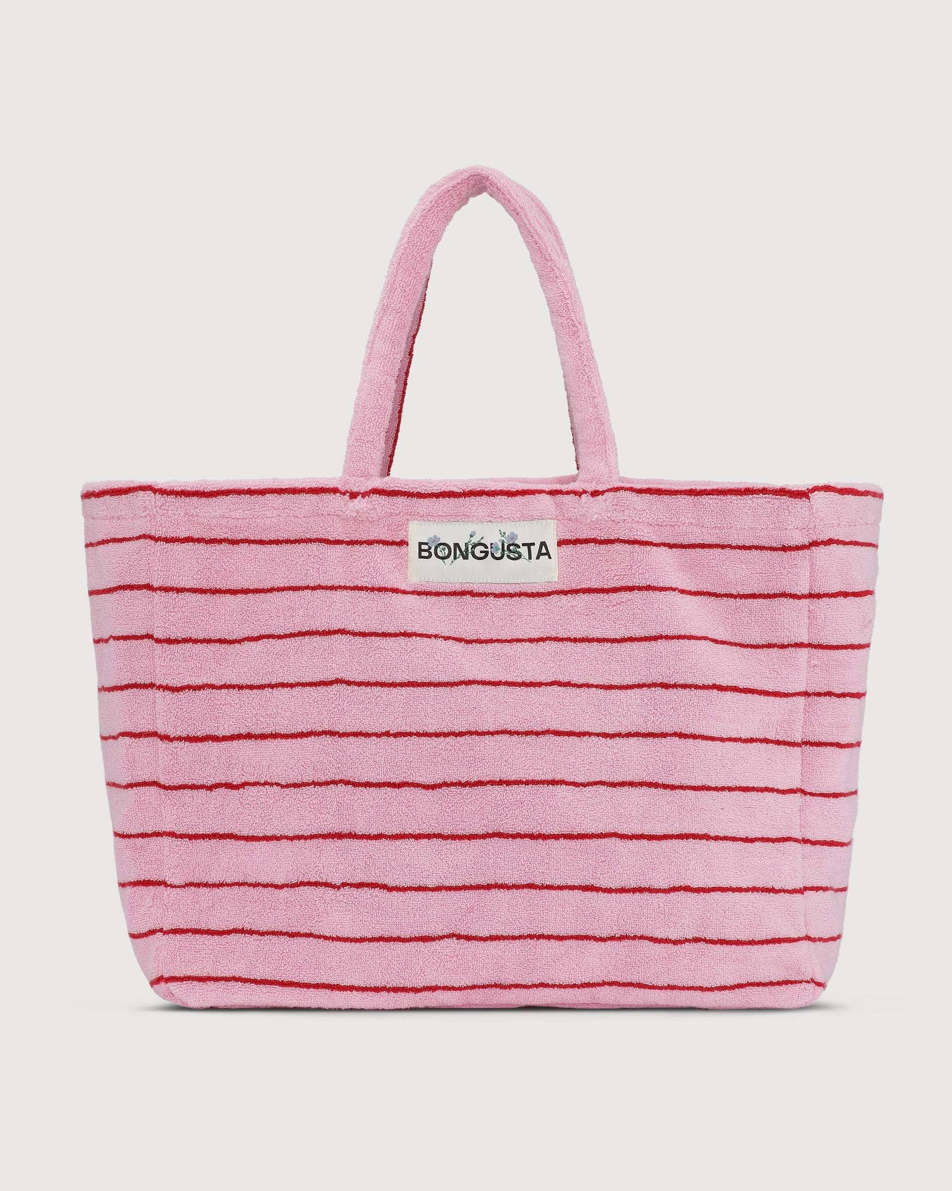 Bongusta - Naram Weekendbag - Baby pink & Ski patrol red
