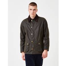 Barbour Ashby Wax Jacket - Olive Green - Green / XS (36")