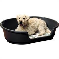 Hundeseng Cosy air i plast str 78 - længde 90 cm sort