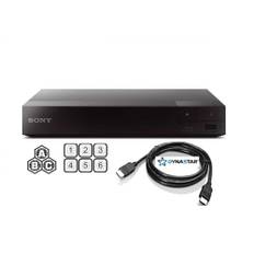 Region Free Blu-Ray Player Compatible with Sony BDP-S6700 with 3D WiFi and 4K-Upscaling Multi Region Code Free | Blu-Ray Regions A, B, C | DVD Regions 0-8 with Dynastar 6FT HDMI Bundle