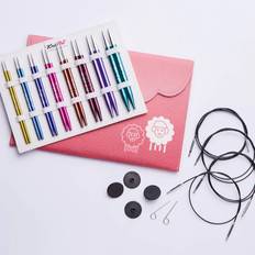 KnitPro Zing Udskiftbar Rundpindesæt Deluxe 3.50-8.00 MM