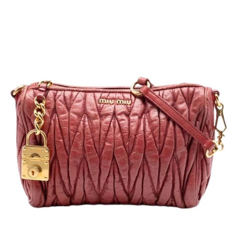 Miu Miu Pre-owned - Pre-owned Axelremsväska Vintage - Dam - ONE Size - Läder