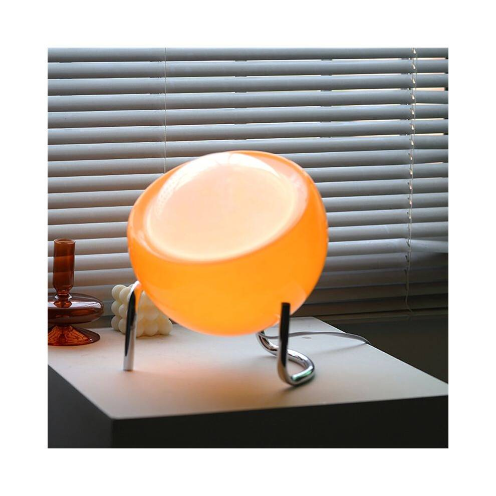 Medeltida Inomhusbordslampa Vardagsrum Sovrum Sängbord Glas Kreativ Dekoration Skrivbordslampa LED Retro Nattlampor