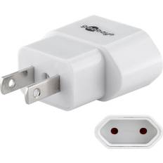 Goobay EU till USA/Japan reseadapter - Vit