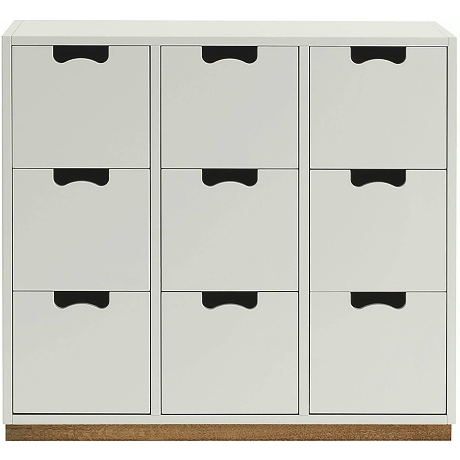 Asplund Sne B3 Kommode - Kommoder Eg Hvid - 01100515