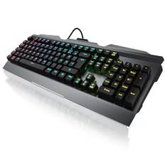 Titanwolf - mechanische Gaming Tastatur -LED Mechanical Keyboard - Anti Ghosting - QWERTZ Layout DE - RGB LED Hintergrundbeleuchtung 19 Lichtmodis Benutzerdefinierter Beleuchtungsmodus