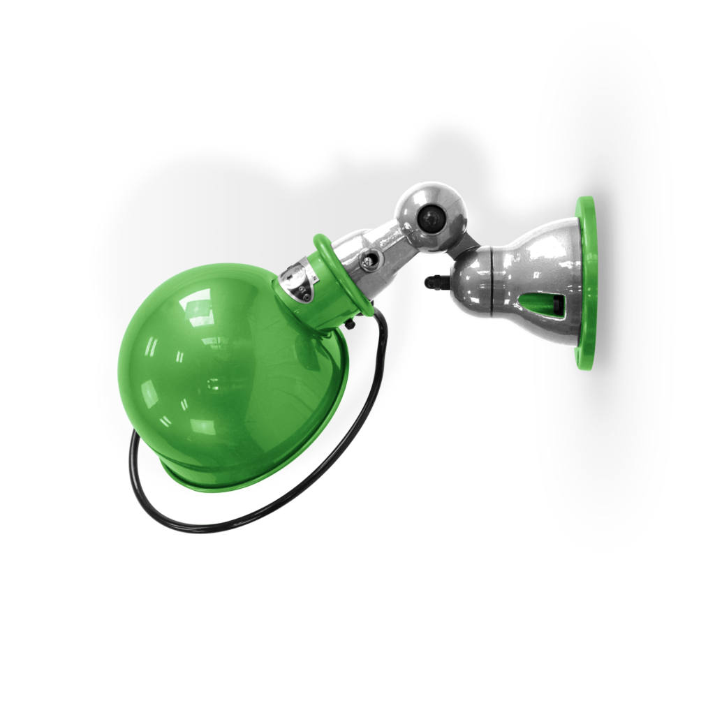 Loft D1000 væglampe fra Jieldé - Apple green / Poleret/blank