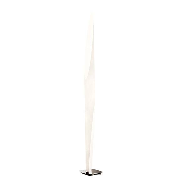 Shakti floor gulvlampe kundalini - Shakti 200 + hvid / Poleret stål