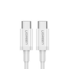 Ugrønt USB-C til USB-C PD QC AFC-kabel, 0,5m - Hvid