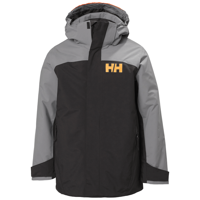 Helly Hansen Juniors' Level Ski Jacket Skijakke Børn - Black - Black / 164 cm / 14 år