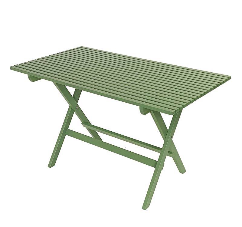 Trädgårdsbord - Klassiskt trädgårdsbord hopfällbart, 145 cm - TH = Thottgrön