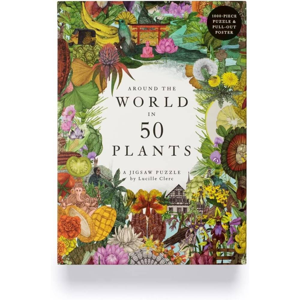 Around the World in 50 Plants Pussel 1000 bitar