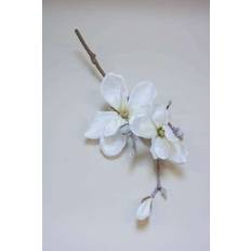 Kunstig hvid magnolie med glimmer
