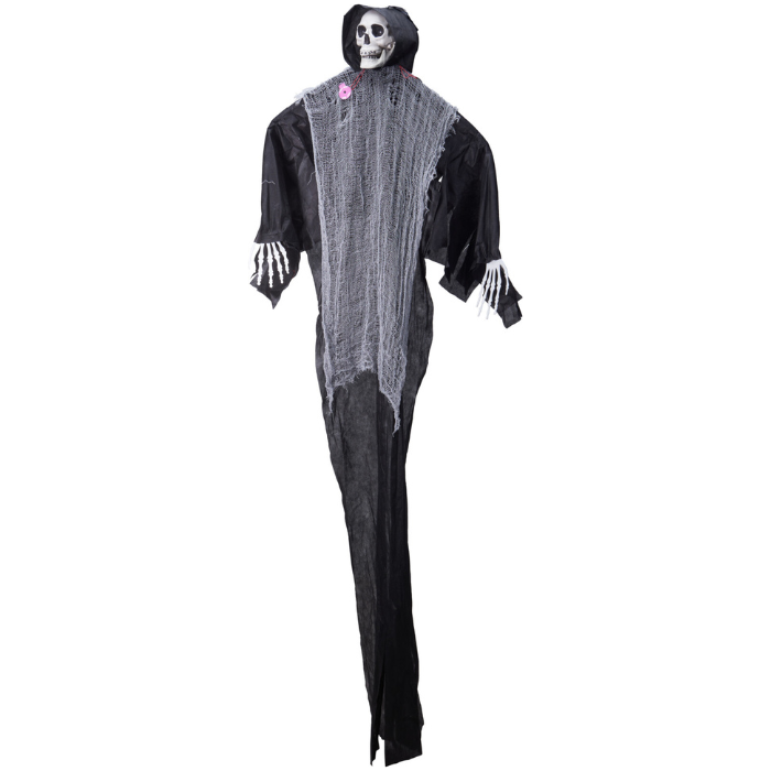 Halloween dekoration hængende skelet 220 cm.