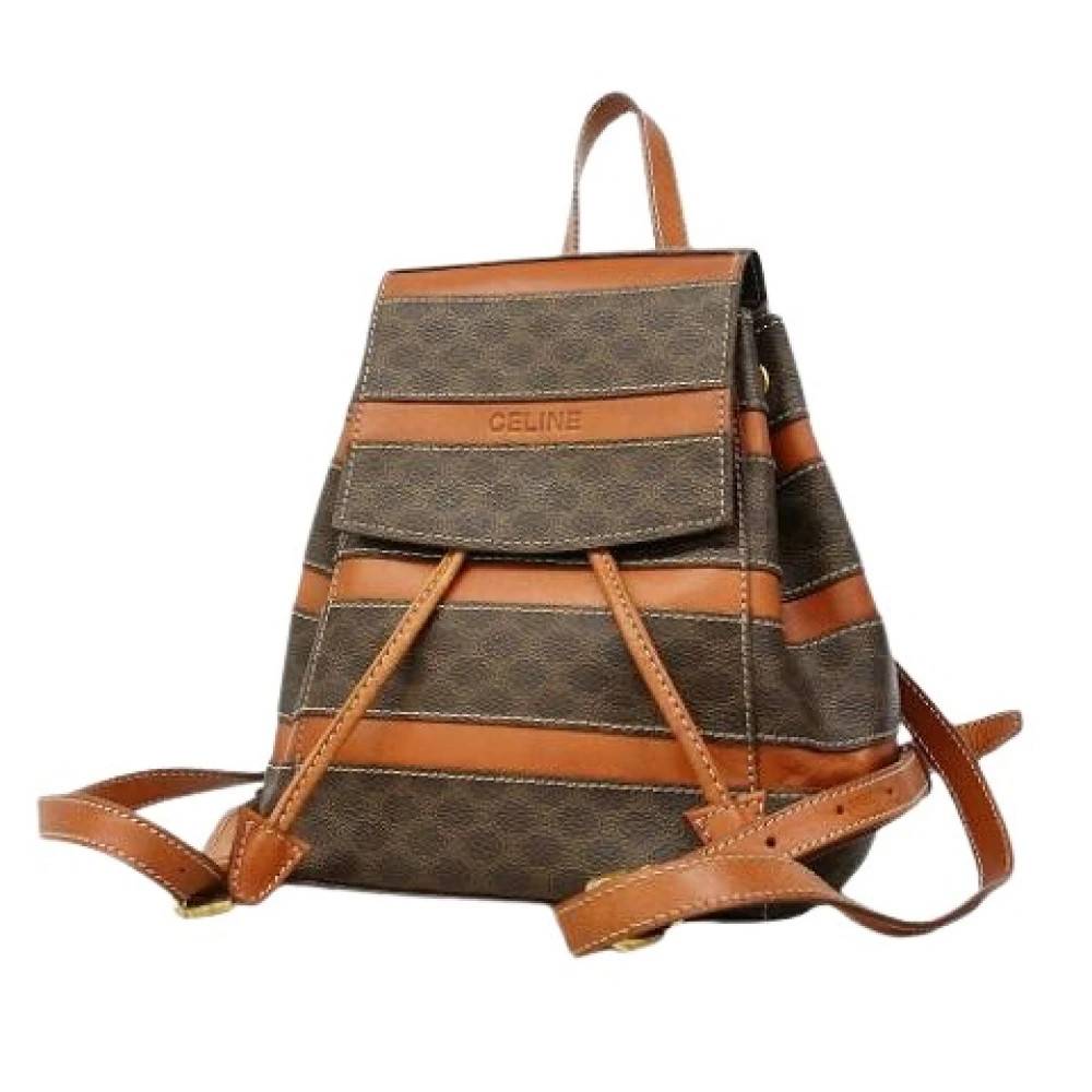 Celine Vintage Pre-owned Vintage Rygsæk - Vintage - Dame - Brun - ONE SIZE - Uld