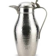 Hamrad koppar dabbe liten kanna med lock smidd karaff tankard turkisk handgjord bästa ayran cup mugg metall drinkware mjölk