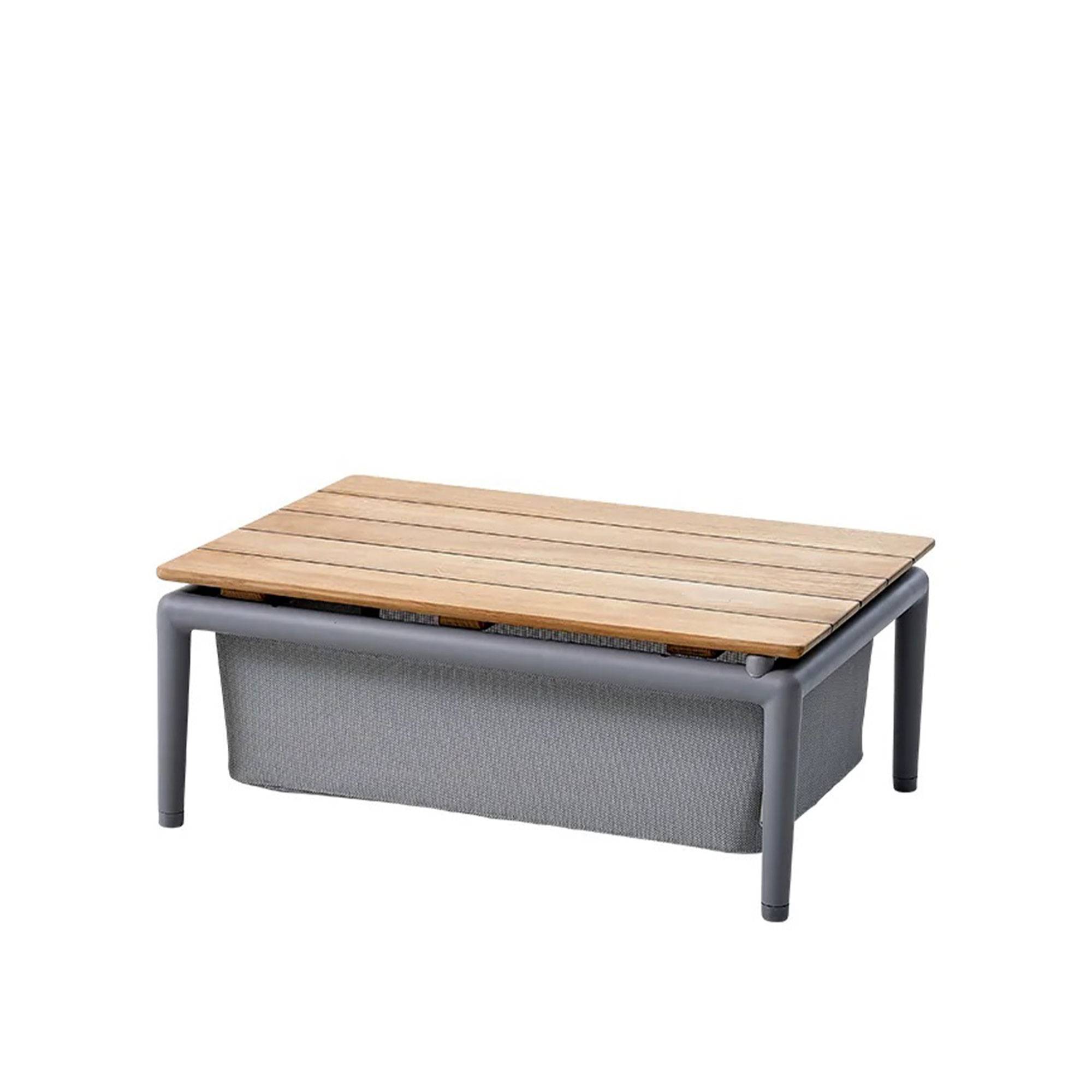 Cane-Line - Conic Box Table - Soffbord utomhus - Foersom & Hiort-Lorenzen MDD - Grå - Trä