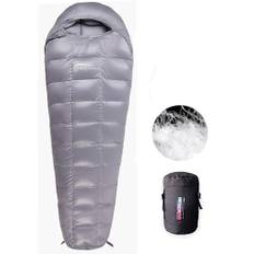 Fengzel Outdoor Mummy Sleeping Bag cm 3D Quilt Goose Down 850FP Filling Connectable Minimum Operating Temperature Lightweight Compact Large Size