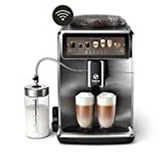 Saeco Xelsis Suprema Kaffeevollautomat – WLAN-Konnektivität, 22 Kaffeespezialitäten, Intuitives 7,8"-Touchdisplay, 8 Benutzerprofile, Keramikmahlwerk (SM8889/00)