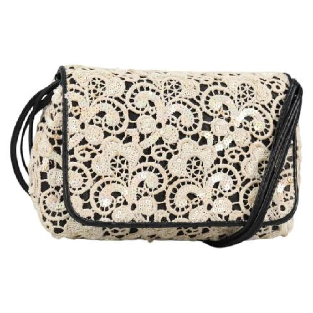 Chanel Vintage Pre-owned Læder Cross Body Taske - Vintage - Dame - Hvid - ONE SIZE - Læder