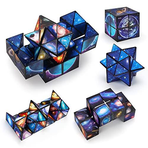 Leksaker för 6–12 år barn, magisk kub och Infinity Cube – presenter till flickor och pojkar, lek från 7–11 år, födelsedagspresent för barn och vuxna