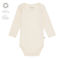 Hazel Body langærmet Økologisk GOTS Bomuld - Vanilla - 3m (62cm)