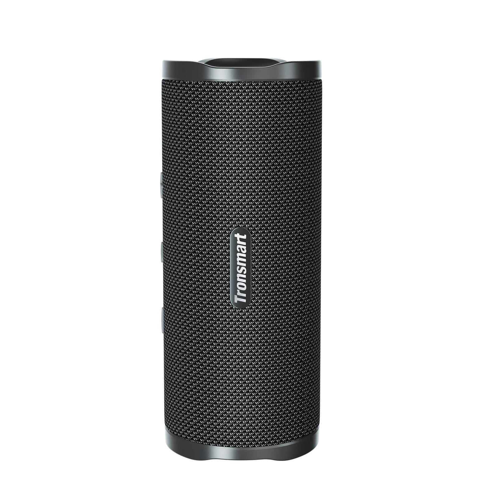 Tronsmart Mirtune C3 Bluetooth-högtalare, 24W Kraftfullt Ljud, IPX7 Vattentät, 12 timmars Speltid, Stereoparning, Bärbar med Snodd, Utomhus svart