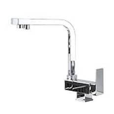 drinking water tap folding tap 3 ways kitchen taps 3-in-1 kitchen sink mixer tap swivel spout, chrome