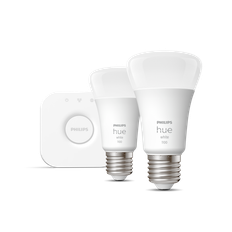 Philips Hue Startpaket 2x 9W White E27