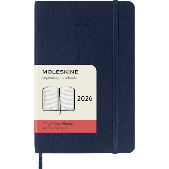 Classic Soft 12M Daily Pocket Sapphire Blue 2026
