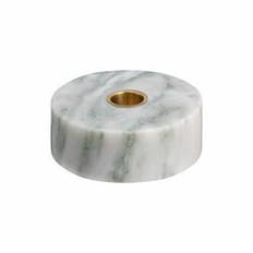 Marble base Candleholder, light green