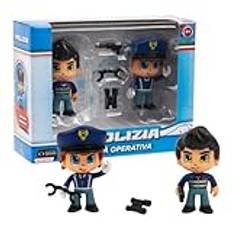 Giochi Preziosi Carabinieri – set med Carabinieri operativ station på 2 nivåer och många spelområden, inkluderar 7 cm actionhjälte, för barn från 4 år