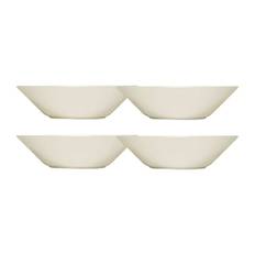 Iittala Teema Skål 21 Cm 4 Stk - Serveringsskåle Porcelæn Hvid - 1005921-4pack